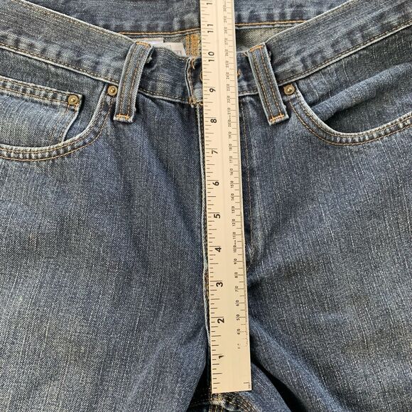 Carhartt Mens Relaxed Fit Blue Jeans Straight Med Wash Size 32 x 28 - Picture 8 of 14